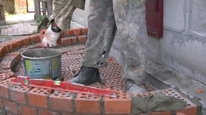 Круглое КРЫЛЬЦО крыльцо из кирпича