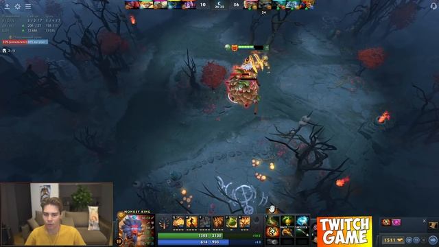НИКС ПОДНИМАЕТ РЕЙТИНГ НА МАНКИ КИНГЕ | DOTA 2 NIX MONKEY KING смотреть онлайн