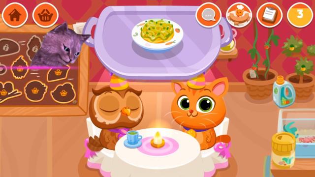 РЕСТОРАН КОТЕНКА АБИ ► КОРМИМ ЖИВОТНЫХ ◄ С ГОВОРЯЩИМ КОТЕНКОМ  #4 ДЕТСКИЙ ЛЕТСПЛЕЙ Bubbu Restaurant