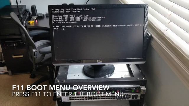 F11 boot menu bios overview for the HP Proliant g8 dl360p смотреть онлайн