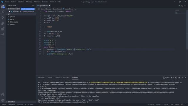 Oracle de déchiffrement | Episode #7 [RSA Series] by express смотреть онлайн