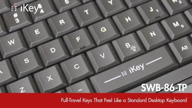 iKey's SWB-86-TP, Tailored for Mobile Computing смотреть онлайн
