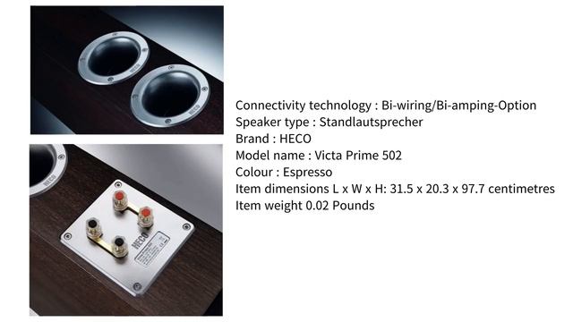 대형 카페 매장스피커 Heco Victa Prime 502 смотреть онлайн