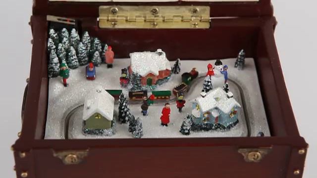 Композиция музыкальная «Деревянная шкатулка с зимним сюжетом» арт. MB-53012 смотреть онлайн