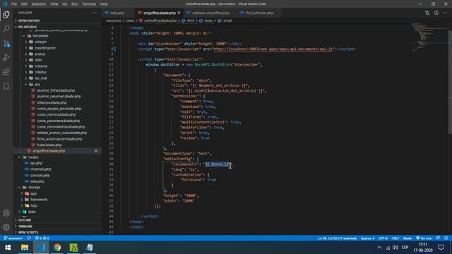 OnlyOffice Document Editor in you Own LARAVEL project смотреть онлайн