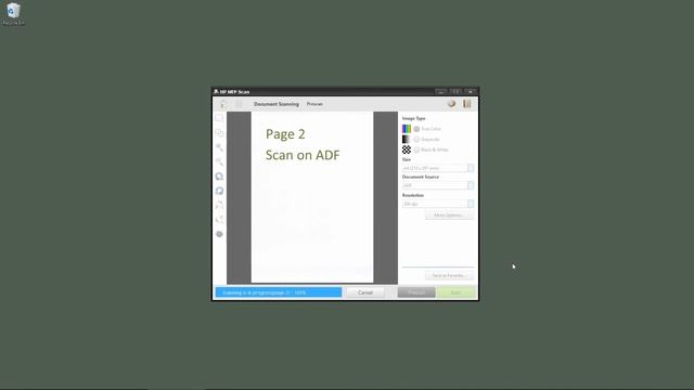 HP Color Laser MFP 179fnw Scan multiple pages using ADF & Flatbed & save as a PDF смотреть онлайн