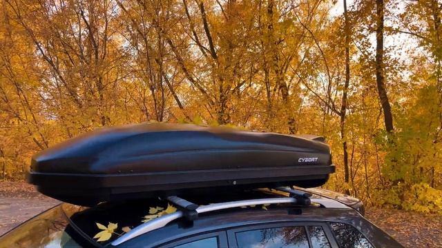 Современный автомобильный бокс CarGo 580 литров смотреть онлайн