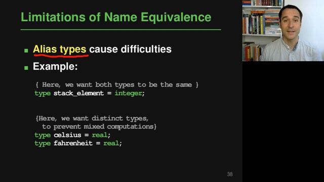 Lecture "Type Systems (Part 4, Equivalence)" of "Programming Paradigms" смотреть онлайн