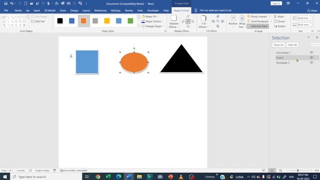 How to Group Different Shapes in Microsoft Word? смотреть онлайн