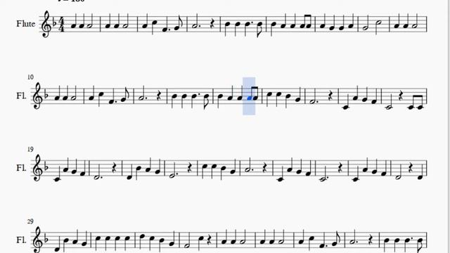 Flute Sheet Music: How To Play Jingle Bells By James Lord Pierpont