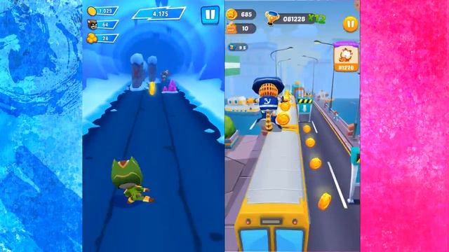 Говорящий Том ПОГОНЯ ГЕРОЕВ VS Гарфилд. Oddbods Turbo Run Новая игры Бойкая девчонка против Джокер смотреть онлайн