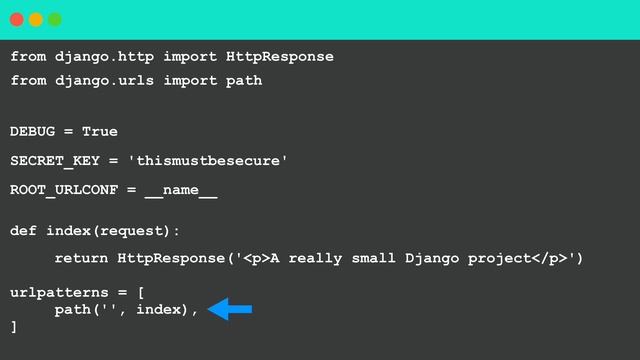 Django Project With Only 1 File, And 13 Lines Of Code | Python смотреть онлайн