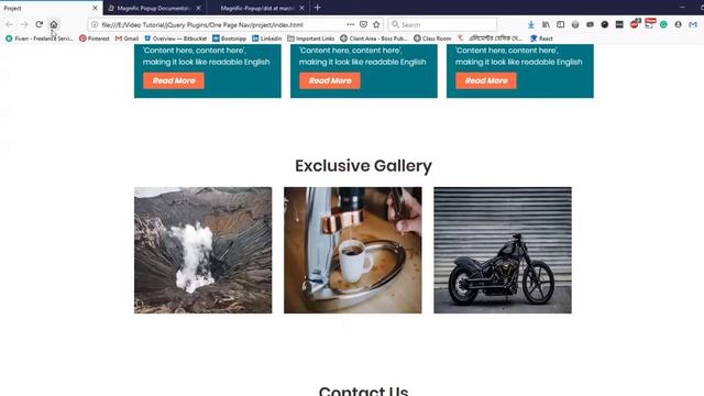 How To Use Magnific Popup JQuery Plugin | Image Popup | Image Gallery, Iframe Video Popup Lightbox