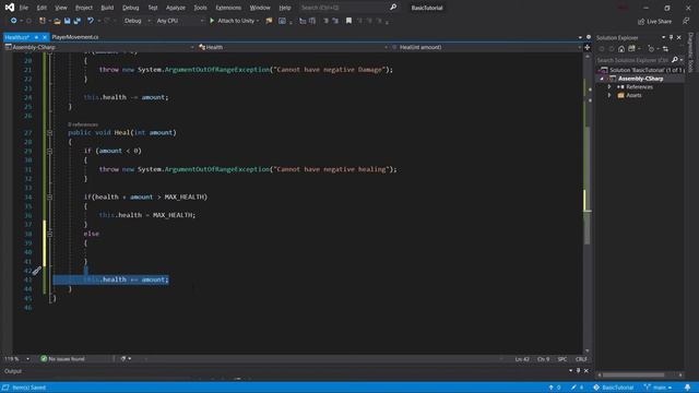 Unity Tutorial (2021) - Refactoring our Health System смотреть онлайн