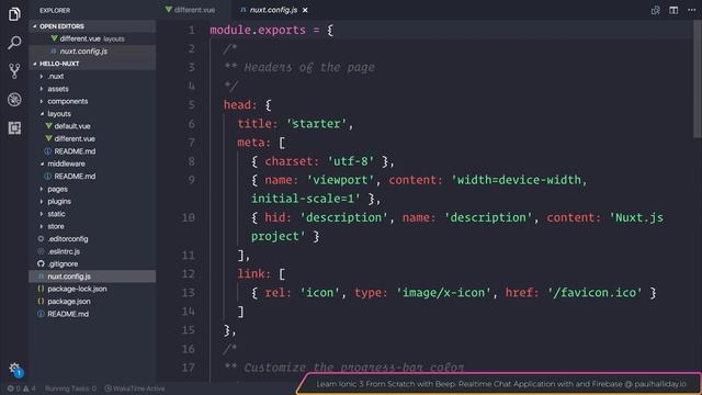 NUXT - Changing Static Title смотреть онлайн