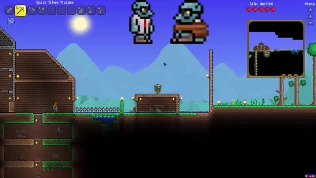 Гайды по Террарии 1.3 #1 - Как поселить Нипа (NPC) смотреть онлайн