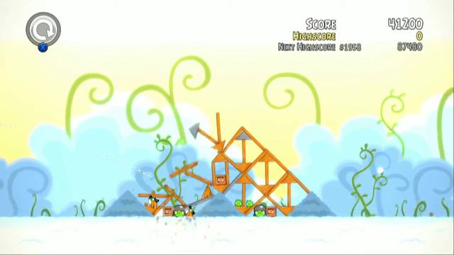 Angry Birds Trilogy - 8:1 - 8:15 - Classic - Danger Above - Walkthrough/commentary (Xbox360) смотреть онлайн