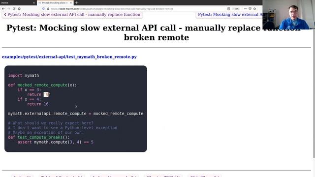 Testing in Python - part 4 - Pytest mocking - טסטינג בפייתון בעזרת פיטסט פרק ד - מוקים смотреть онлайн