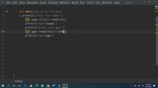 #10 How to take Input from the user in Kotlin programming in urdu/hindi смотреть онлайн