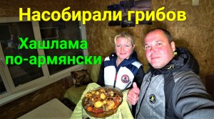 Готовим ХАШЛАМУ по-армянски. Сходили в лес за грибами.