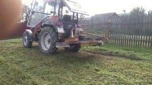 Косилка-мульчер самодельная СССР.