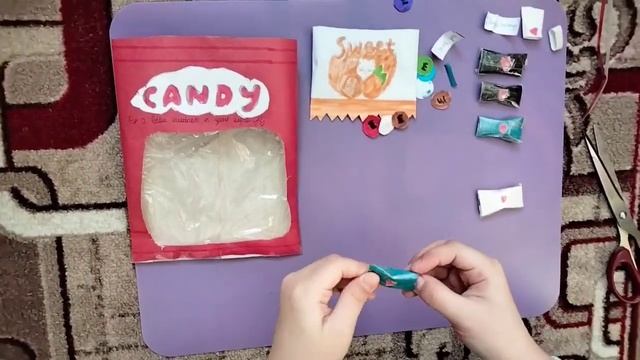 Цветные конфетки из бумаги?? смотреть онлайн