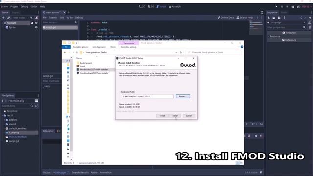 Integration: FMOD + Godot Engine | Godot v3.3.4 & 3.4.4 | FMOD 2.02.07 смотреть онлайн