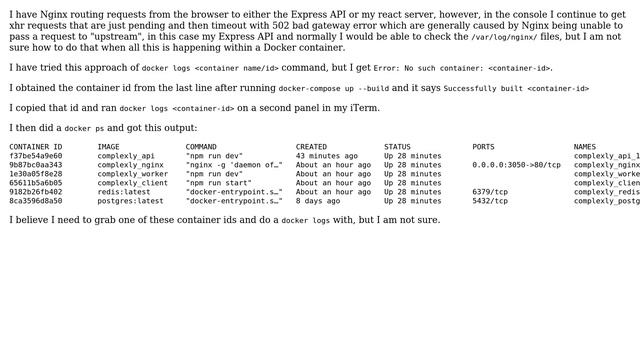 DevOps & SysAdmins: How do I access nginx server logs from within Docker? смотреть онлайн