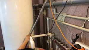 Промываем контура теплого пола.