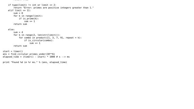 Code Review: Project Euler 35 in Python смотреть онлайн
