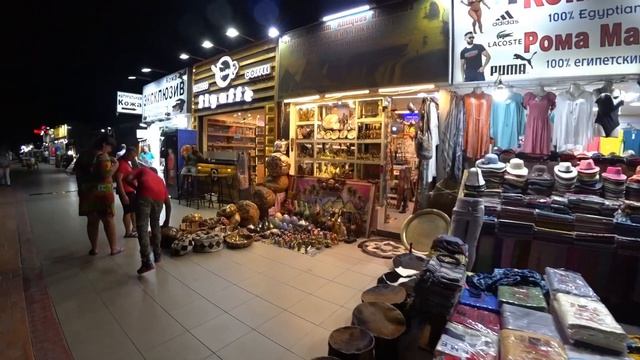 Что купить в Египте? Магазинный променад Jolie Ville. Шарм эль Шейх. 2021 г. смотреть онлайн