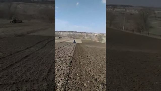 Фрезирование огорода 2021 на ДМТЗ 160. смотреть онлайн