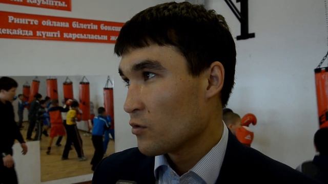 Олимпийский чемпион Серик Сапиев в Атырау смотреть онлайн
