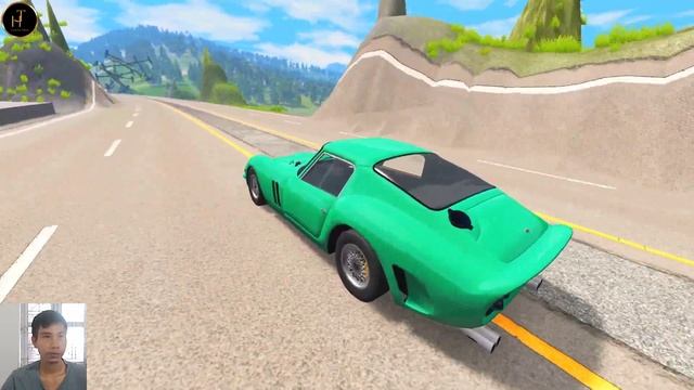 HT Gameplay Official #559 | High Speed Jump Slide Color Monster Trucks & Series Car Speed Bump Fail смотреть онлайн