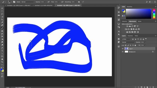 Adobe Photoshop CC 2018 - Brush smoothing смотреть онлайн