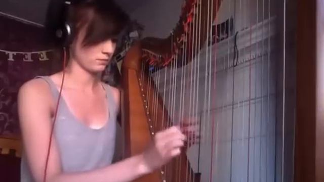 Too Close - Alex Clare (Harp Cover by Erika Kelly) смотреть онлайн