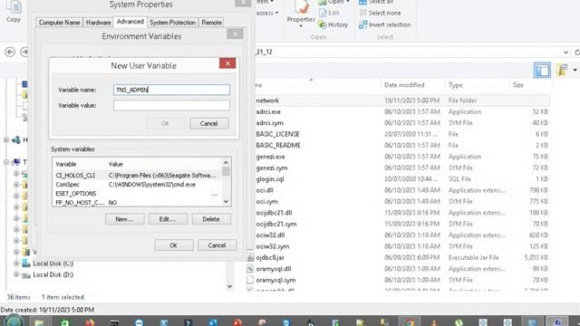 Configure Oracle Instant Client 21.12 to connect to Oracle Database 21c Express in Windows смотреть онлайн