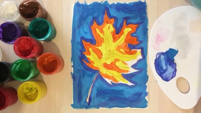 КАК НАРИСОВАТЬ ОСЕННИЙ ЛИСТОК? УРОК РИСОВАНИЯ. РИСУЕМ ВМЕСТЕ смотреть онлайн