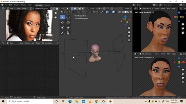 BLENDER BEGINNER - sculpt my first head with Gaomon tablet result #blender #3d #sculpture смотреть онлайн