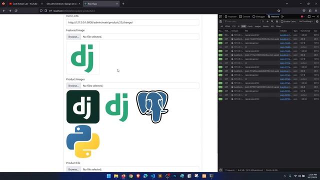#70|Vendor Panel: Update product file and images|Multivendor Ecommerce Website Django ReactJs & DRF смотреть онлайн