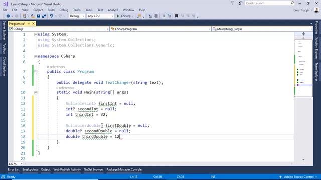 34. C# - Nullables смотреть онлайн