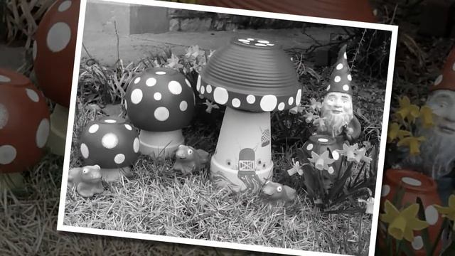 Грибы в саду: 20 бюджетных идей для украшения участка смотреть онлайн