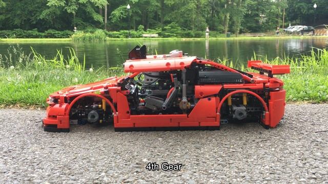 LEGO Technic Red Beryl X (AWD Supercar) - with SBrick and Brickstuff LEDs смотреть онлайн