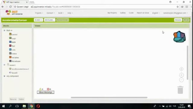 SHAKE THE PHONE FOR MUSIC MIT App Inventor 2