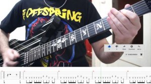 The Offspring - Breaking These Bones (Guitar Cover + TABS) | [NEW SONG 2021]