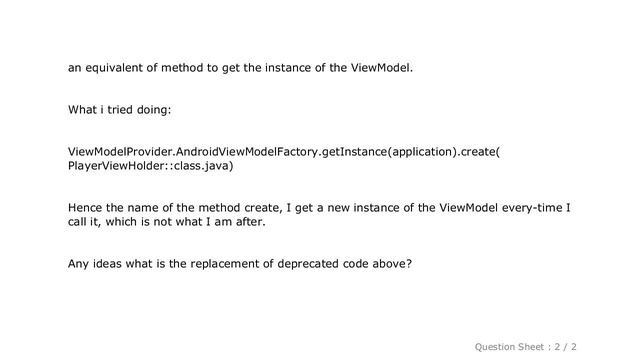 Android : ViewModelProviders is deprecated in 1.1.0 смотреть онлайн
