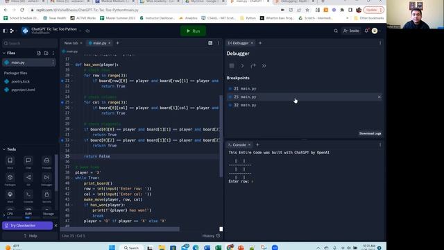 Using Debugger in @replit - finding and fixing issues in your code смотреть онлайн