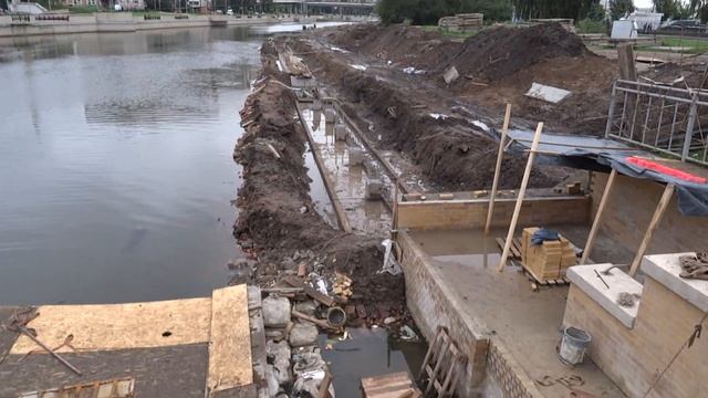 Реконструкция Набережной Генерала Карбышева в Калининграде смотреть онлайн