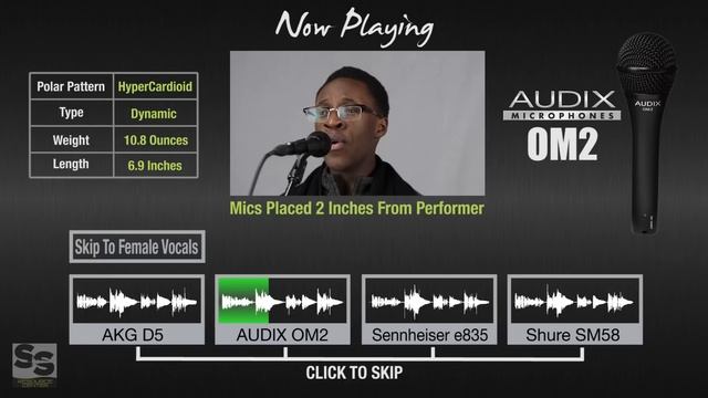 Shure SM58 vs Sennheiser e835 vs AKG D5 vs AUDIX OM2 Live Vocal Microphone Comparison & Review смотреть онлайн