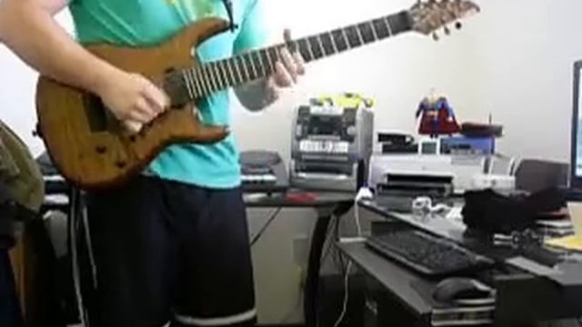 Fusion Type Jam Carvin 7 String - Zoom G9 - Enrique Romero смотреть онлайн
